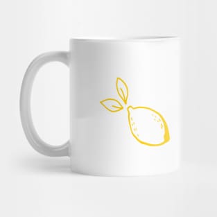 Inky Lemons - Yellow Mug